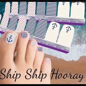 Brand new color street nail/pedicure strips